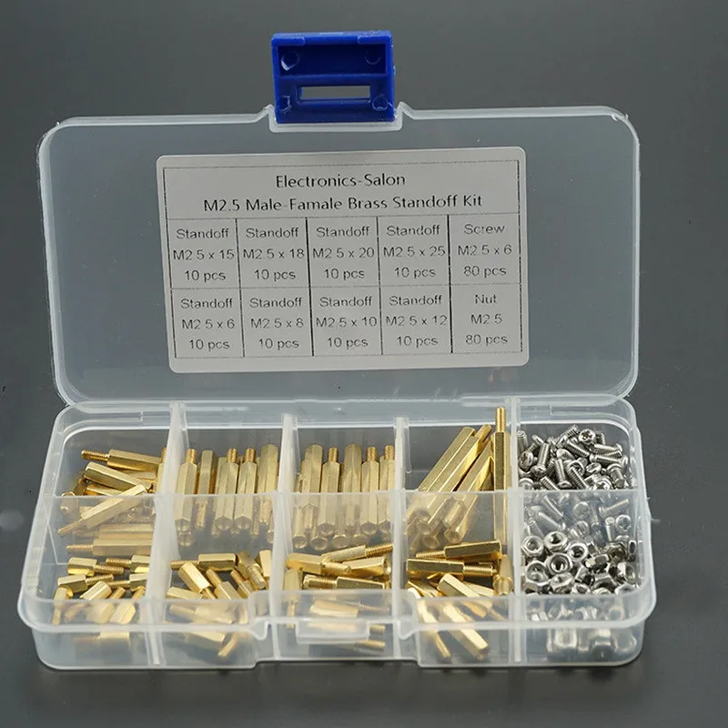 120 pc-240 шт./компл. M2 M2.5 медные Опорные изоляторы полая медная колонна Шестигранная гайка с резьбой столб PCB Материнская плата противостояние прокладка комплект