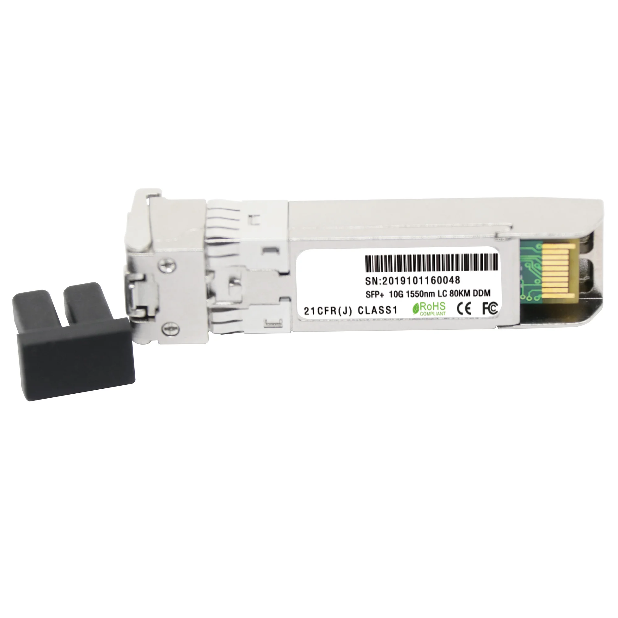 

Huawei compatible OEM ODM Module SFP+ -10G-ZR 10g 1550nm 80km DDM transceiver module LC SMF SFP+ plus Fiber Optic Equipment