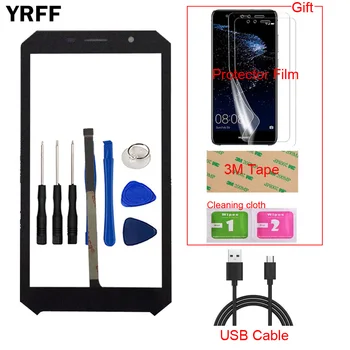 

Mobile Touch Front Glass For Doogee S60 Touch Screen Glass Digitizer Panel Lens Sensor Capacitive + Free Protector Film Tape