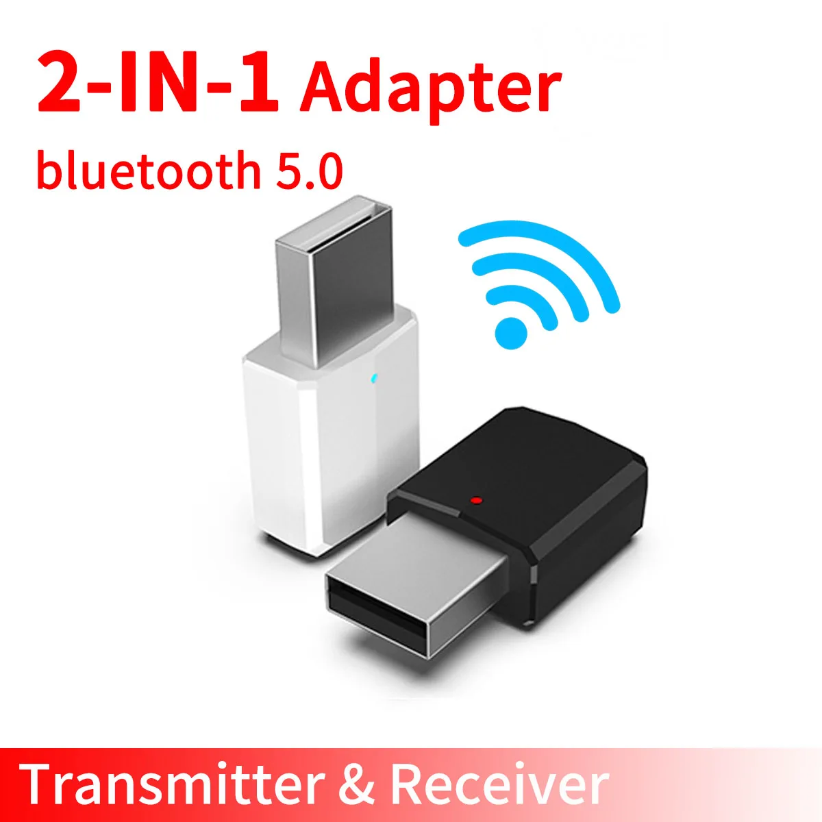 

Bluetooth 5.0 Audio USB Transceiver Dual Mode TX RX Adapter TV PC Transmitter BT 5.0 Car Stereo Headset Speaker Music Receiver