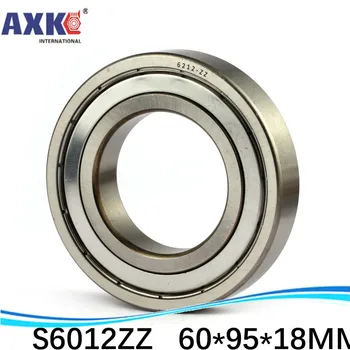 

(1pcs) SUS440C environmental corrosion resistant stainless steel deep groove ball bearings S6012ZZ 60*95*18 mm