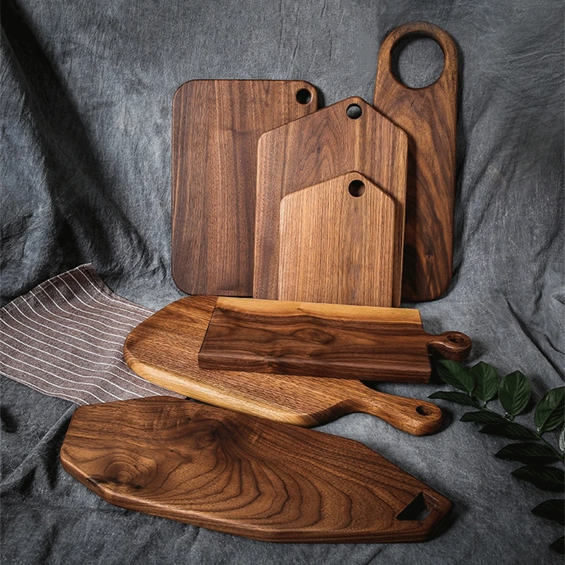 Черный орех разделочные доски из цельной древесины доска для нарезки фруктов
