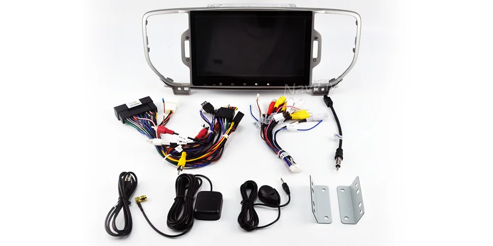 Clearance android9.0 Quad Core car dvd MUltimedia player for KIA sportage 2016 2017 KX5 gps navigation 1 din car stereo head unit 9