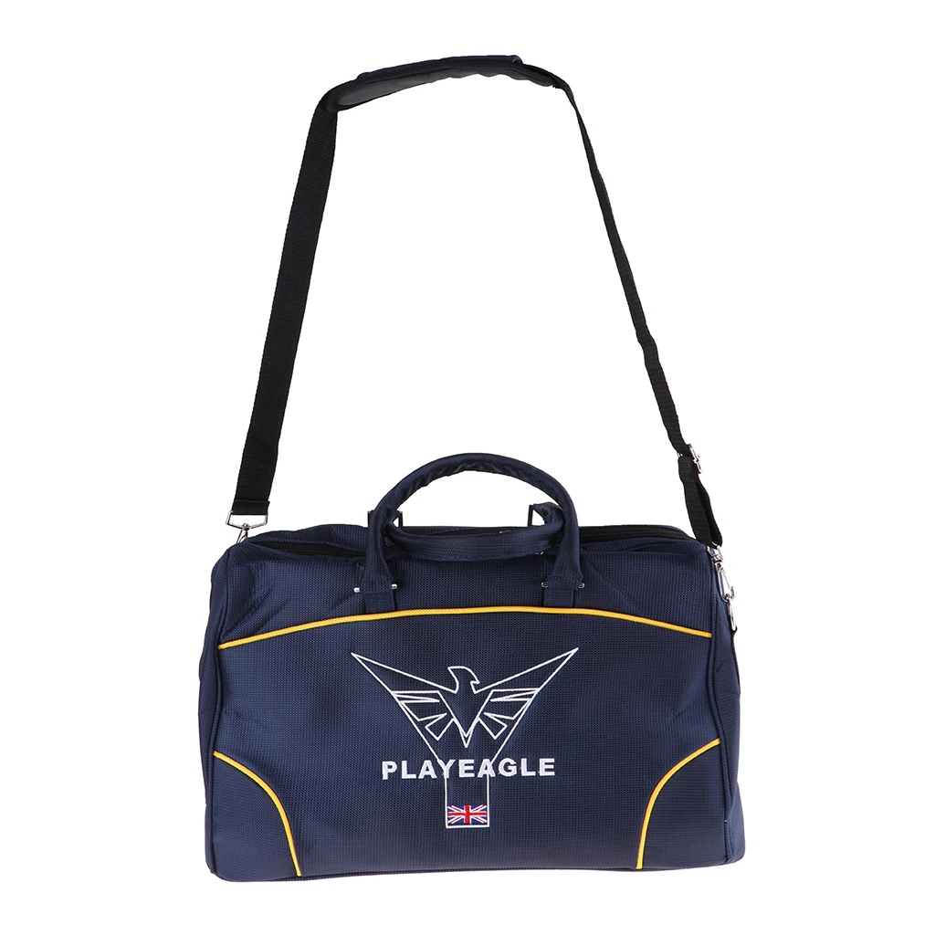 Waterproof Golf Bags Golf Club Boston Bag Deluxe Golf Clothing & Shoes Storage Case with Separate Shoes Area 