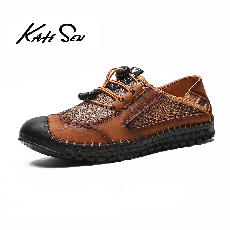 

Men's Casual Shoes Men Leather Loafers Flat Handmade Breathable Moccasins Designer Style Walking Shoes Comfortable men shoes