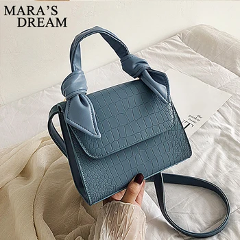 

Pattern Leather Crossbody Bags For Women 2020 Fashion Small Solid Colors Shoulder Bag Female Handbags And Purses With Handle New