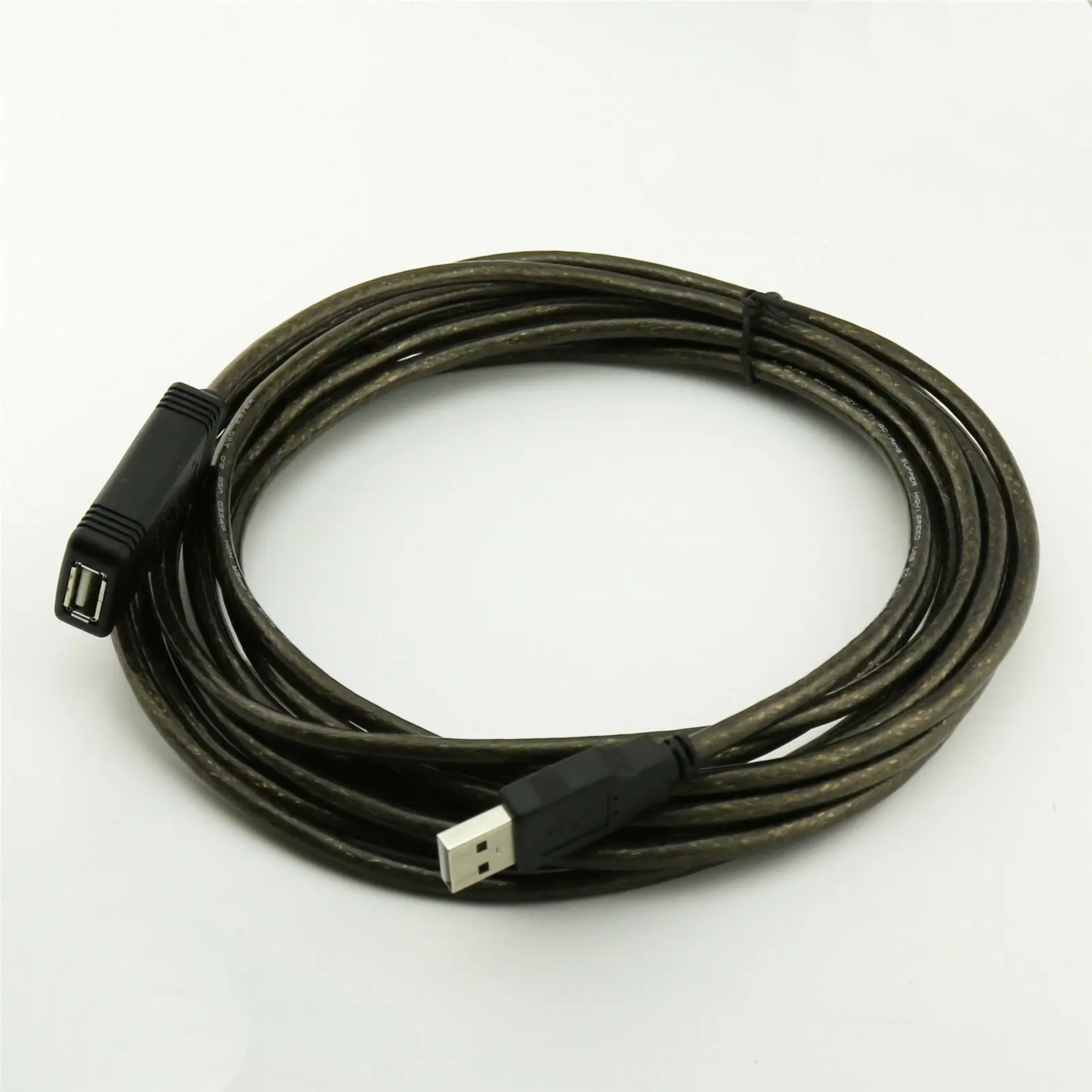 

1pcs 5m/10m USB 2.0 A Male to Female Active Extension Repeater Cable Kinect PS3 16ft/33ft