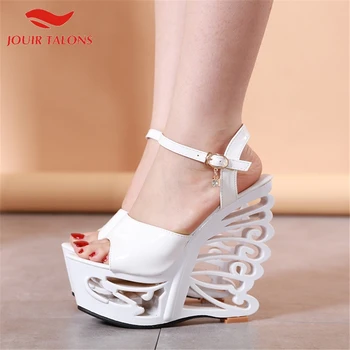 

JOUIR TALONS Sexy Strange Platform Fetish High Heels Party Prom Summer Sandals Woman Shoes Women