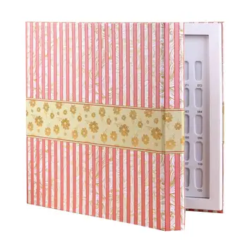 

120 Colors Nail Gel Polish Display Card Book Color Board Stand Handbook Nail Tips Salon Show Tools