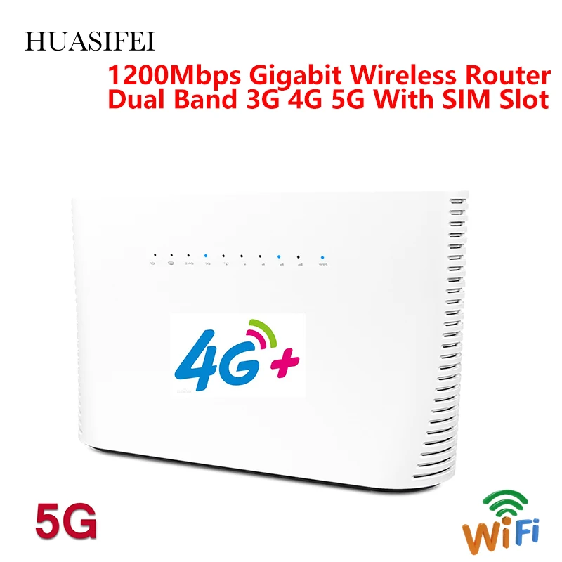 

Беспроводной двухдиапазонный Wi-Fi роутер с антеннами с высоким коэффициентом усиления, 1200 Мбит/с