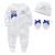 Baby Girl Clothes Set Boy Pijamas bebe fille with Hats Перчатки Хлопок Дышащий Мягкий ropa bebe Newborn Sleepers Детские Пижамы