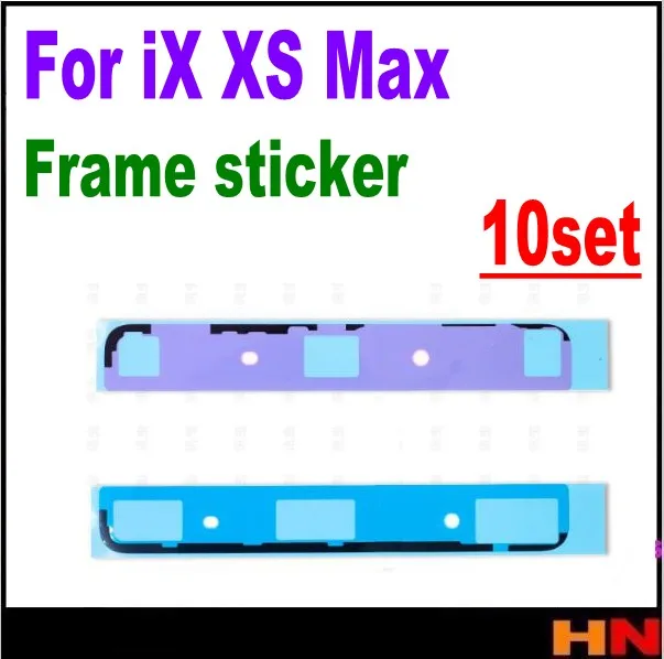 

10set Middle Frame bezel Sticker Adhesive for iPhone X XS MAX Mid Chassis Stickers middle frame glue