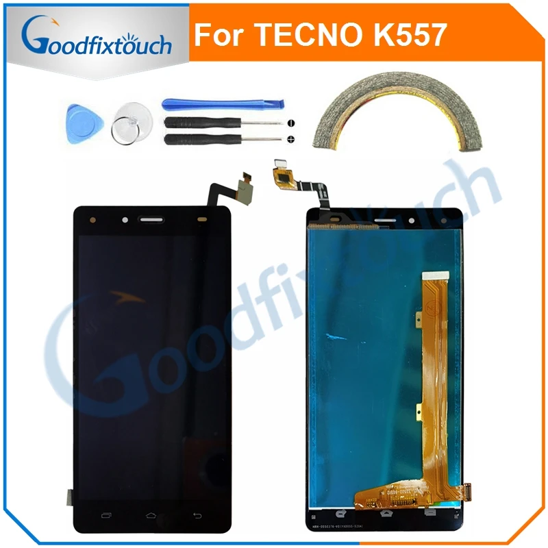 ЖК-экран для TECNO K557 ЖК-дисплей сенсорный экран стеклянная панель дигитайзер в