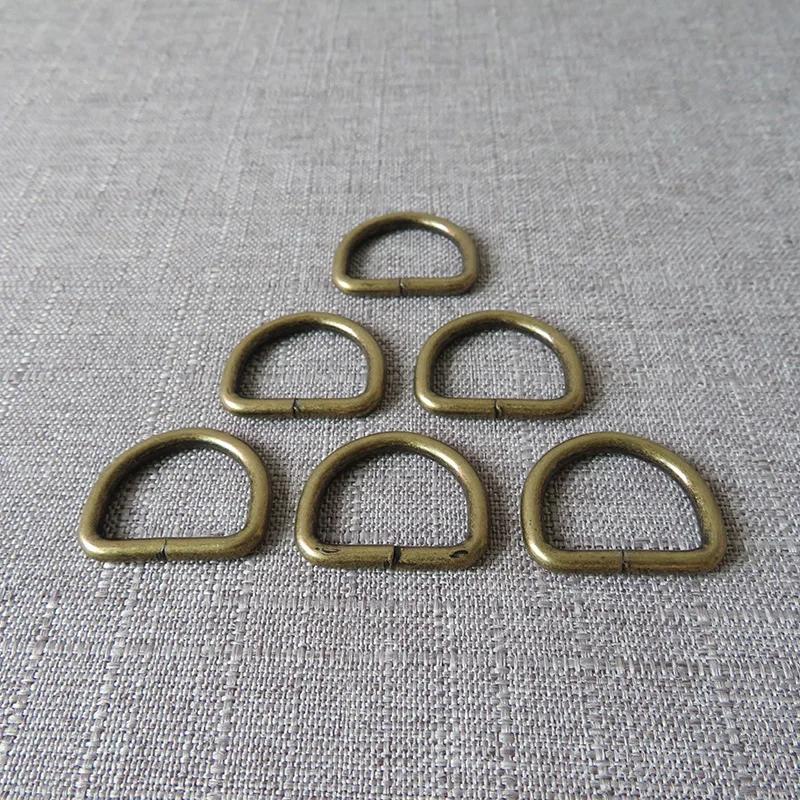 

20 шт оптом 25 мм металлическое d-кольцо ручной работы сумка собачий ошейник поводок Ремни Пряжка Швейные аксессуары для одежды