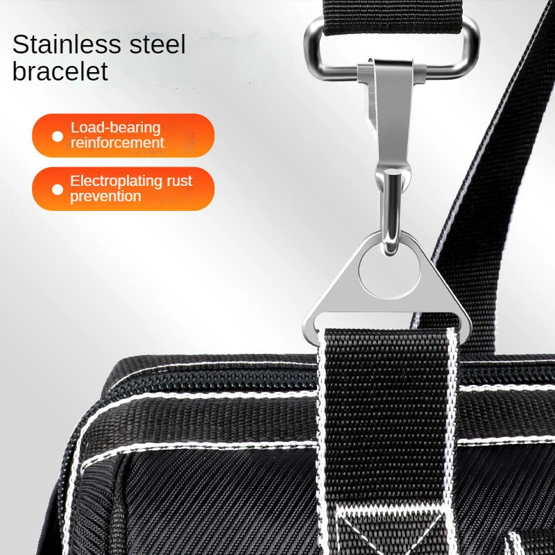 tool chest Tool Bag Thickened Fabric Electrician Bag 1680D Oxford Waterproof Wear-Resistant Strong Anti-Fall Storage Toolkit best rolling tool box