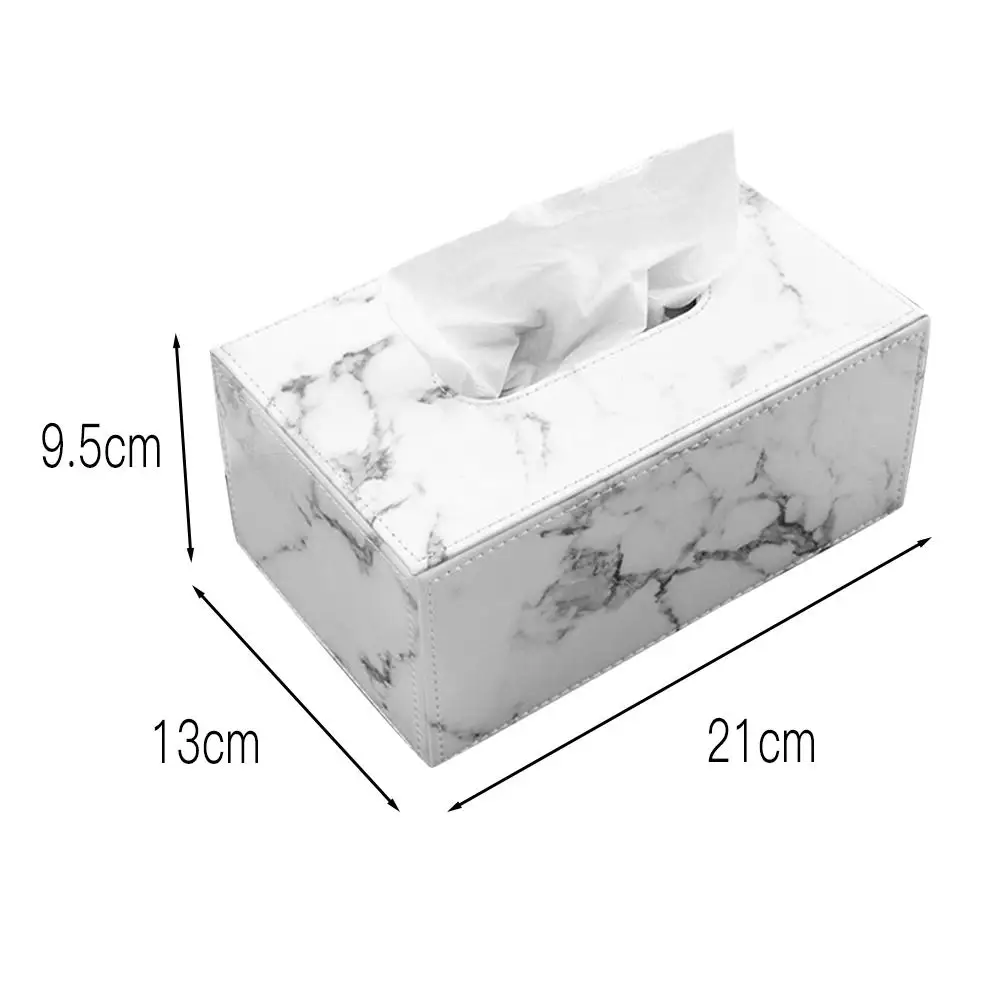 Tissue Cube Box Коробка-держатель для салфеток аксессуары для кухни мраморный узор ткани куб коробка держатель черная кожа элегантное украшение дома