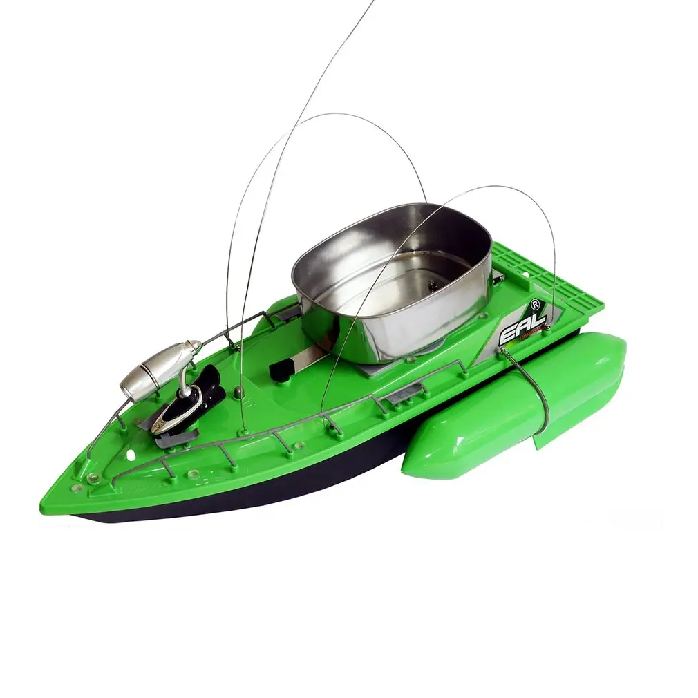 EAL T10 RC лодка Интеллектуальная Беспроводная электрическая рыболовная приманка с дистанционным управлением лодка рыбий корабль прожектор игрушка Подарки для детей - Цвет: Green UK