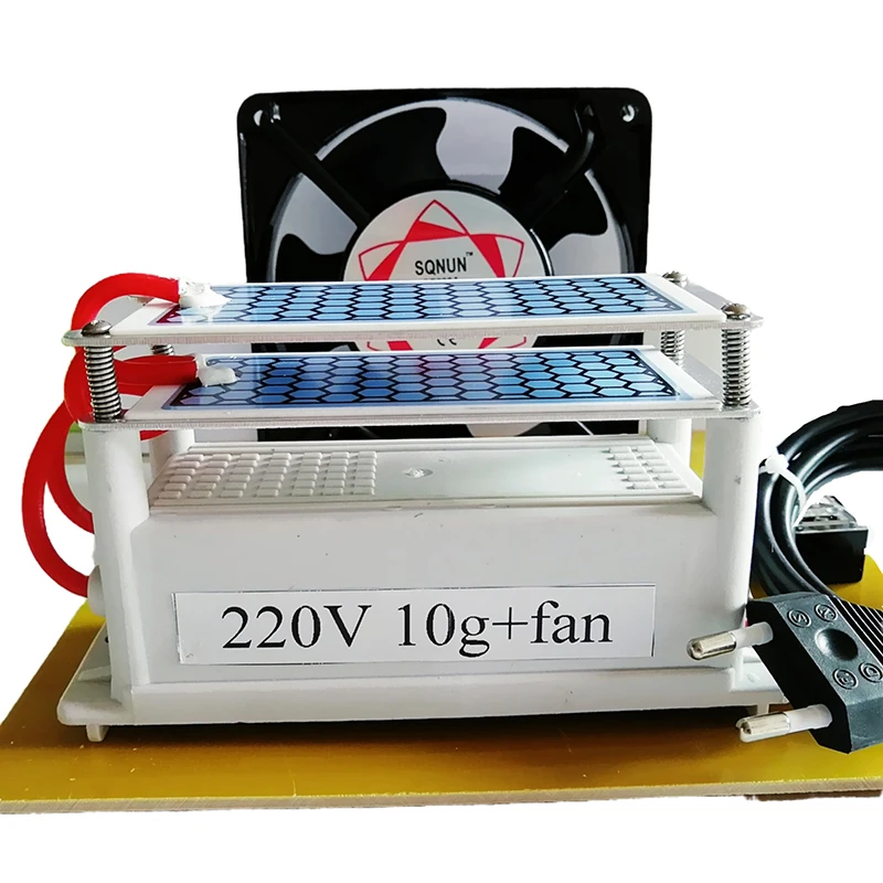 

Ozone Generator 10g + fan portable Air purifier air sterilizer O3 disinfector bad smell remove with EU plug
