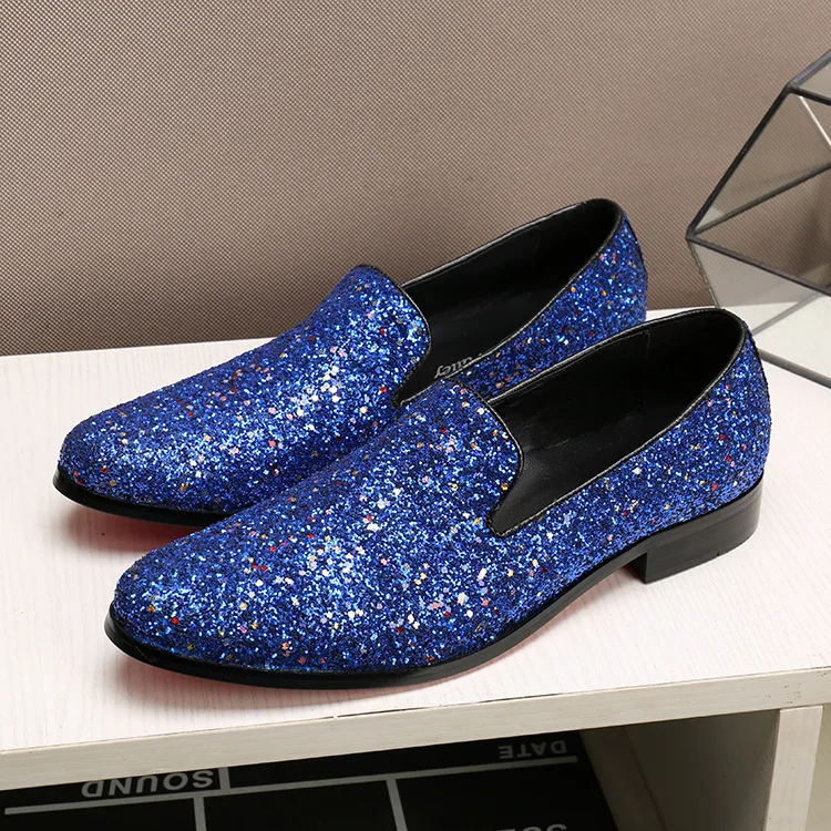 

Zapatillas Hombre Mens Shoes Casual Genuine Leather Slip-on Pointed Toe British Style Loafers