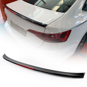 

For 2019 Volkswagen Sagitar Jetta Car Rear Spoiler Tail Trunk Wing ABS Auto Exterior Moulding Gloss Black