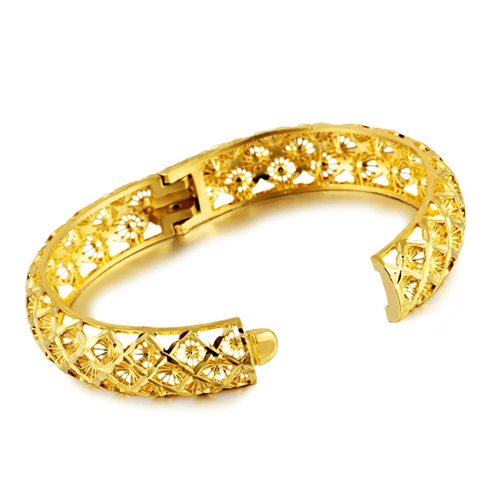 Модный Королевский браслет, Новое поступление, ювелирные изделия, женский подарок, роскошное желтое золотое украшение, очаровательный браслет, акция