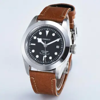 

Mens watch 41MM Corgeut 316L SS case Sapphire crystal miyota Automatic movement luminous waterproof mechanical wristwatches mens