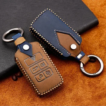 

Genuine Leather Key Cover Case Pocket For Land Rover Range Rover Sport Evoque Velar Discovery 5 2018