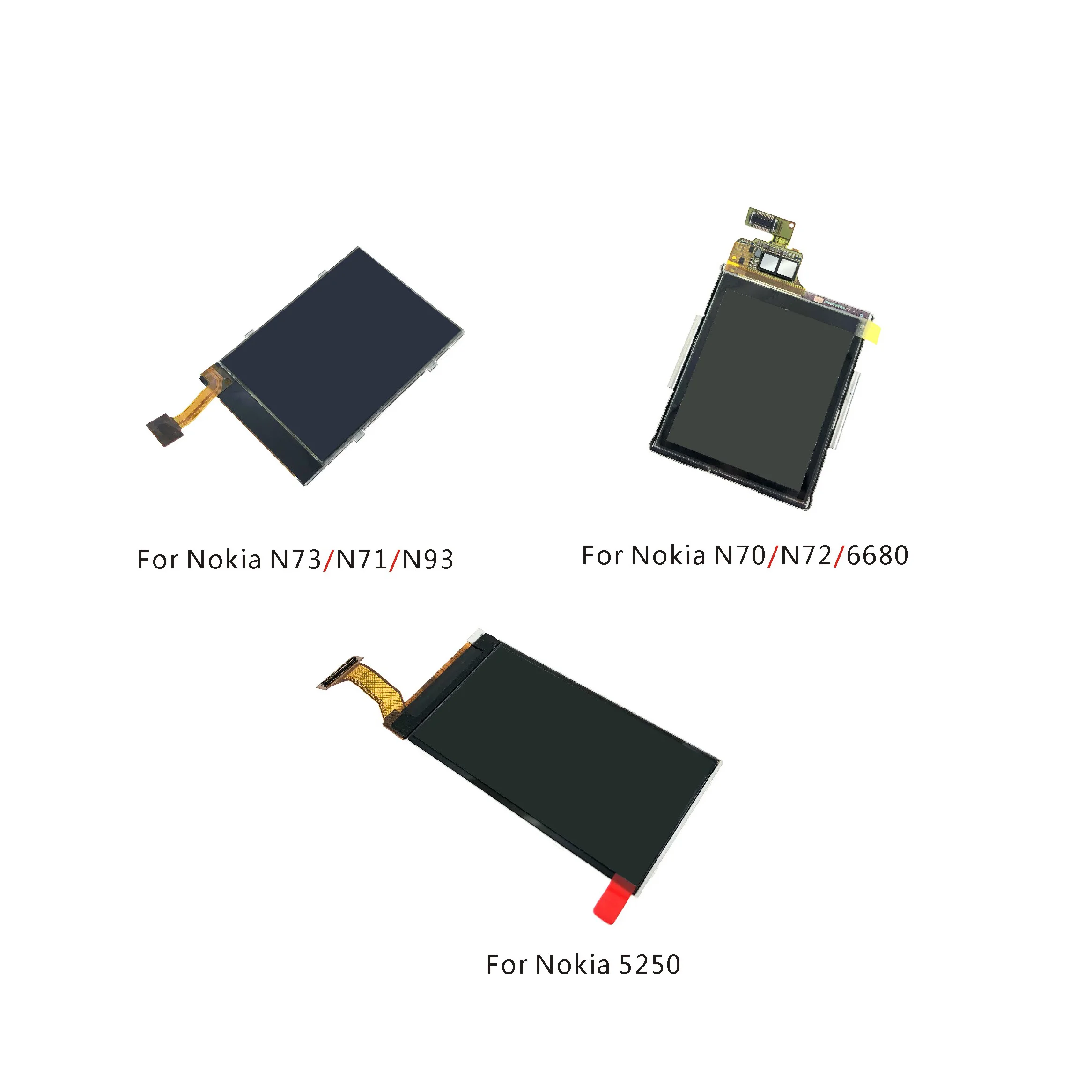 Запасной ЖК-дисплей для Nokia C2-02 03 06 07 08 N70 N72 6680 3250 6700S + отвертка инструменты |