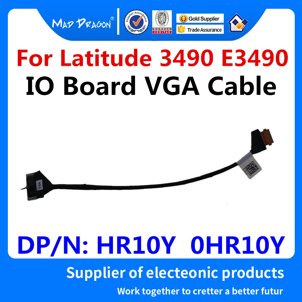 

Новый оригинальный кабель для материнской платы ноутбука Dell Latitude 3490 E3490 DAL10, плата ввода-вывода, VGA кабель HR10Y 0HR10Y DC02002YQ00