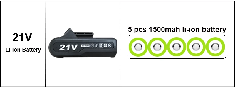 45N.m Impact Cordless Screwdriver Li-ion Battery Screwdriver 2 Speed Portable Hand Drill Mini Drill Power Tools With Two Bits (6)