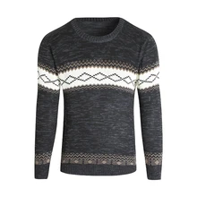 

Casual Men's Sweater O-Neck Striped Slim Fit Knittwear 2021 Autumn Mens Sweaters Pullovers Pullover Men Pull Homme M-3XL