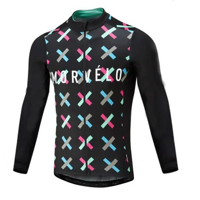 7 Morvelo Pro Team Велоспорт Джерси с длинными рукавами комплект одежды велосипед одежда комбинезон 16D гелевый коврик ropa ciclismo uniformes велосипед - Цвет: 7