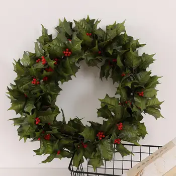 

Simulate Christmas Rattan Decoration Fake Grape Leaf Tree Ornaments for Party Supplies