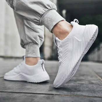 

Men Casual Shoes For Men Shoes Breathable Lightweight Footwear Male Sneakers Men Shoes Lace Up Plus Size 39-46 Zapatos Hombre