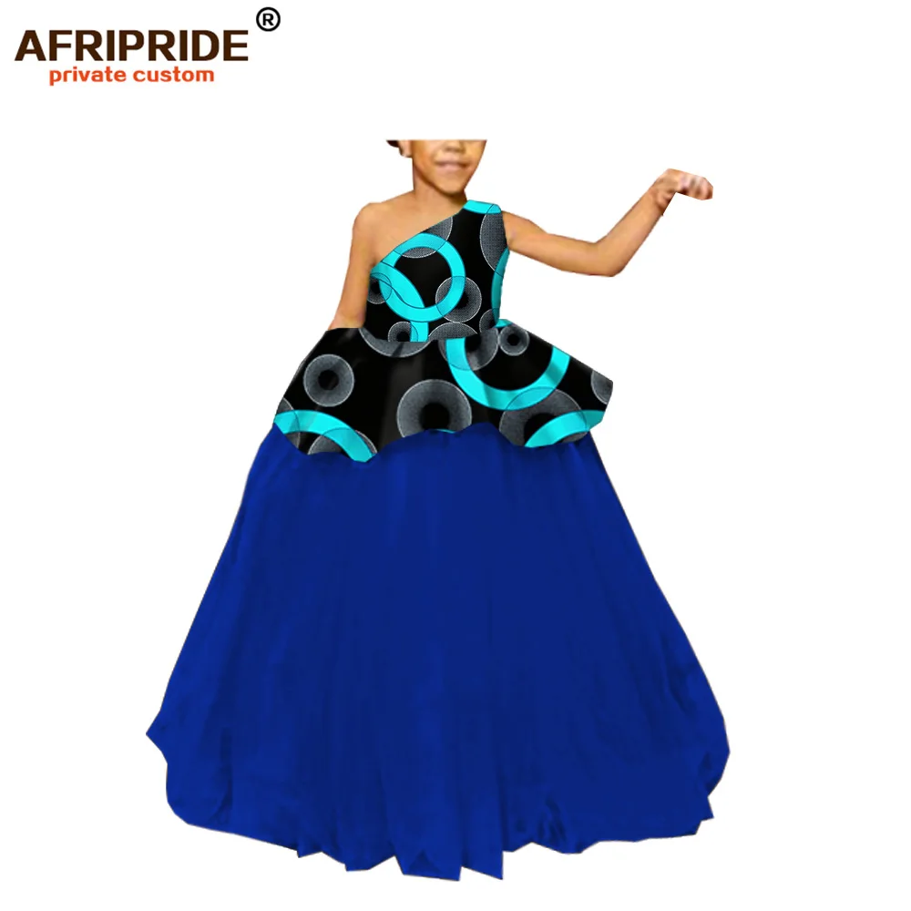 Afripride/вечерние платья в африканском стиле для девочек; платье в пол на одно плечо для девочек; A194006 - Цвет: 308X