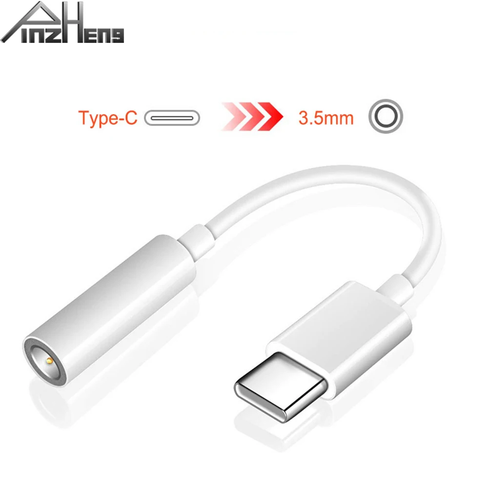 Кабель для наушников PINZHENG Type C 3 5 мм адаптер аудиокабель Huawei Mate 20 Xiaomi Mi 6 AUX USB