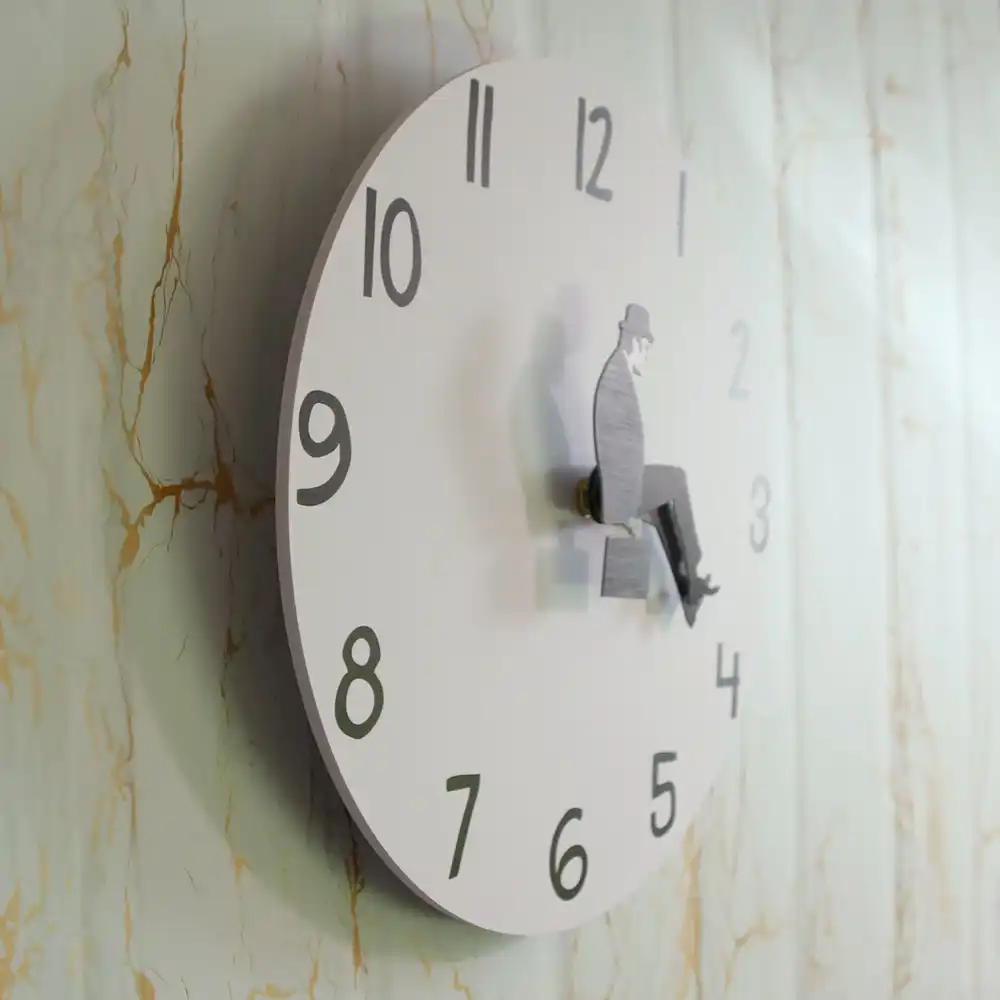 British Comedy Inspired Ministry Of Silly Walk Wall Clock Comedian Home Decor Novelty Wall Watch Funny Walking Silent Mute Clock Wall Clocks Aliexpress