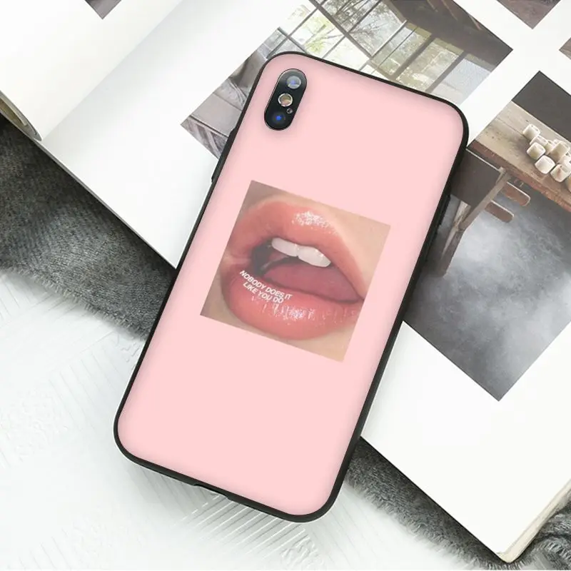 A9 Yinuoda Винтажный Розовый эстетический песенок, черный чехол для телефона Apple iPhone 8 7 6 6S Plus X XS MAX 5 5S SE XR, чехлы - Цвет: A9