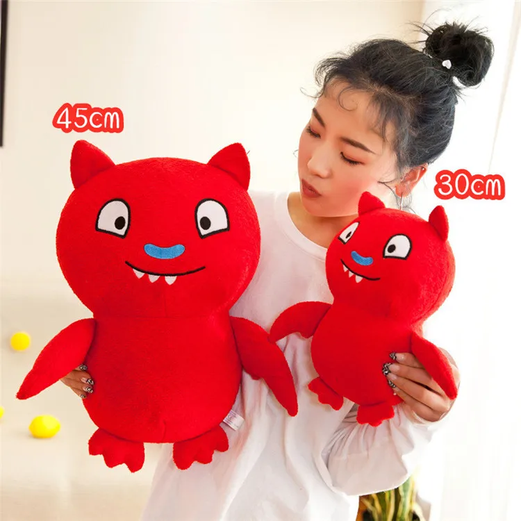 Фильм Doraemon куклы Figuras Мультяшные плюшевые куклы Moxy заработную плату BaBo Uolydog Ox милая мягкая игрушка для подарок для мальчиков девочек 33/49 см - Цвет: Lwokybat