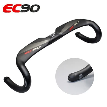 

2020 Ec90 Newest Full Carbon Fiber Road Bike Handlebar 31.8/400 420 440mm Car Handle Racing Bend The Carbon Bicycle Handlebar
