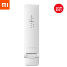 Xiaomi Wi-Fi ретранслятор 2 усилитель-удлинитель 2 Универсальный Repitidor Wi-Fi адаптер 300 Мбит/с 802.11n Беспроводной усилитель сигнала WiFi сигнала