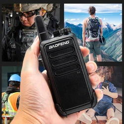 Baofeng – Mini talkie walkie BF R5 BFR5, chargeur USB, Radio bidirectionnelle portative, communicateur VOX C9 BFC9 pour l'entraînement, 2 pièces 