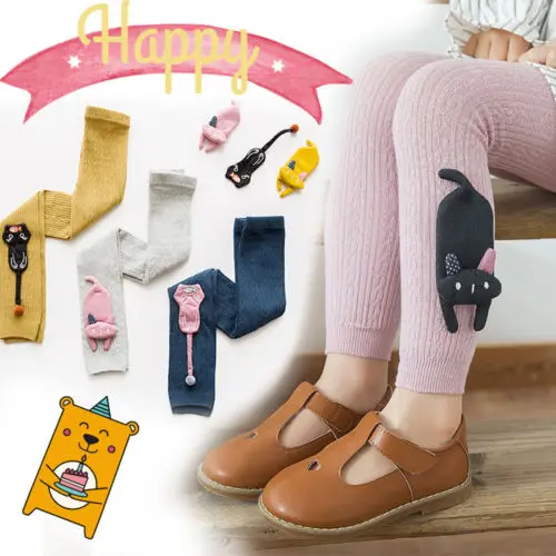 

Baby Girls Kids Solid Warm Cotton Tights Stockings Pantyhose Pants Worthy