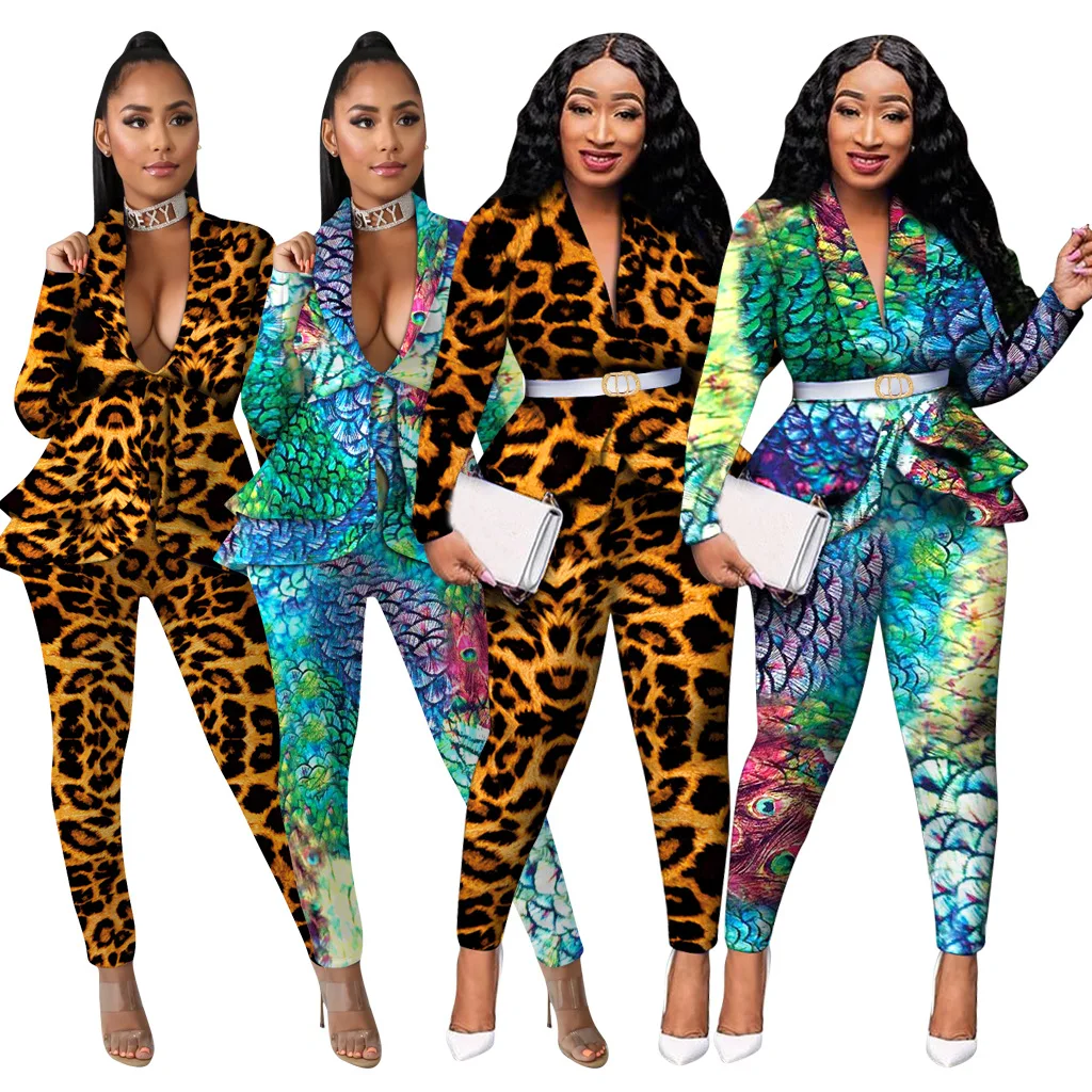 Африканская одежда 2 шт. Женский комплект стиль классический Африканский Дашики модный костюм топ и брюки супер эластичные Вечерние