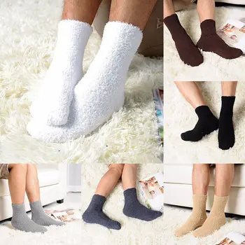 

Unisex Thick Winter Warm Coral Fleece Socks Slipper Floor Socks Non-slip Socks