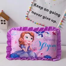 Детская Коралловая бархатная наволочка с Микки и Минни, детская кружевная наволочка с мультяшным принтом 30*50 см, Зимняя Теплая Мягкая Наволочка