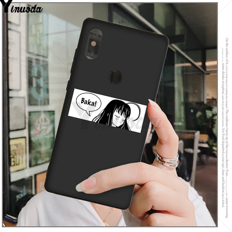 A15 Yinuoda Sugoi Senpai аниме waifu черный мягкий чехол для телефона Xiao mi Red mi 5 5Plus 7 K20 Note5 6A mi 6 mi x2 mi x2S - Цвет: A15
