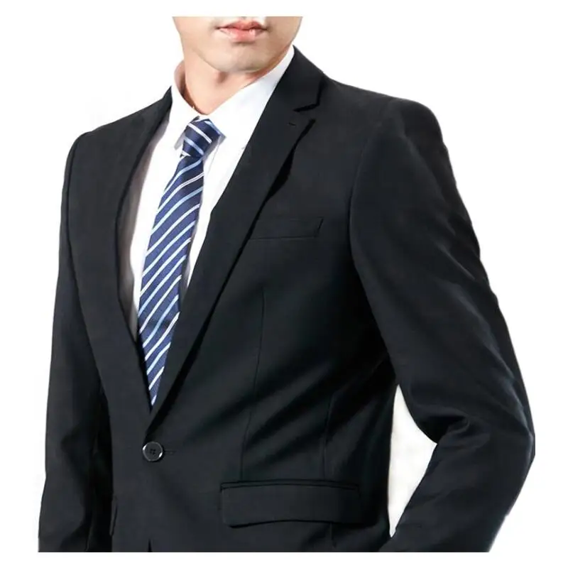 

New Men Spring Autumn Blazer Business Attire Clothes And Pants Embroidery Harmont Slim Fit Suits Blaine Jackets