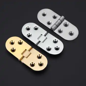 

Zinc Alloy Alloy Metal Hinge Round Edge Sewing Machine Folding Table Cabinet Furniture Flip Tray Hinges Big Door Hinge 80mmx30mm