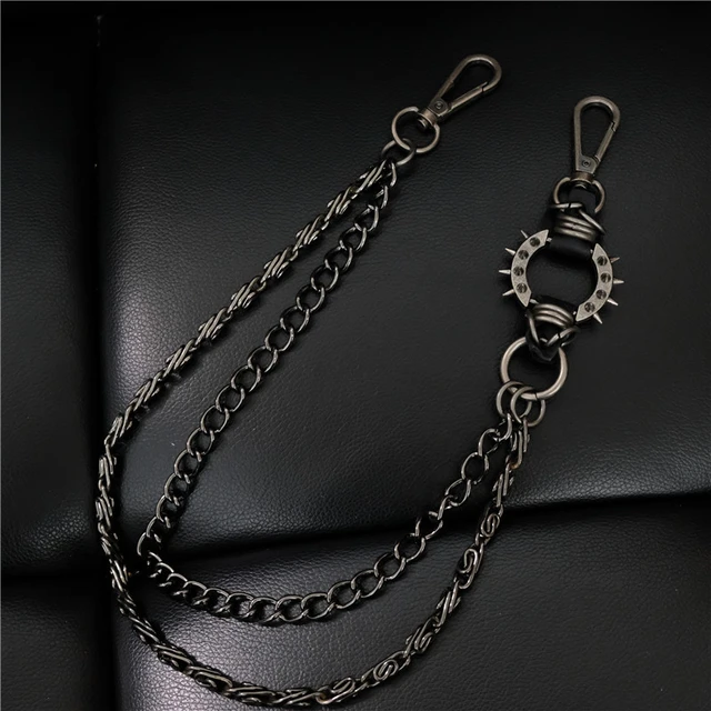 Metal Clothing Accessories Jewelry  Multilayer Male Pants Chain - Men Key Chain  Male - Aliexpress